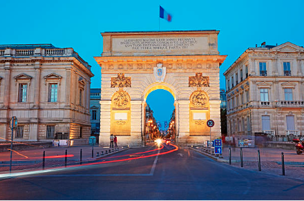 Photo de l'arc de triomphe du Peyrou