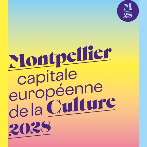 Logo de Montpellier capitale européenne de la culture 2028