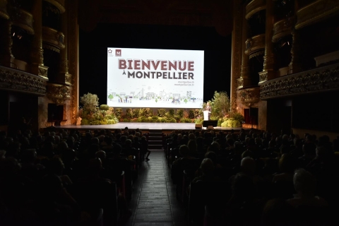 Acceuil des nouveaux Montpelliérains à l'opéra comédie