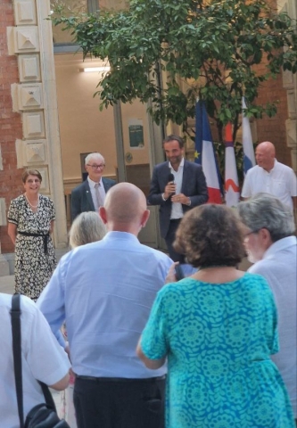 Discours de Michaël Delafosse pour l'Académie des Sciences et des Lettres de Montpellier.