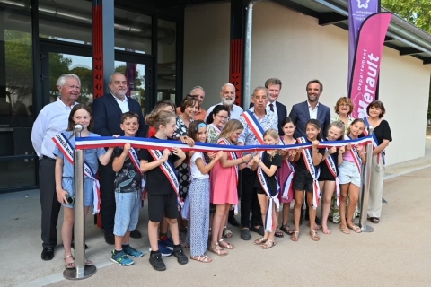 Inauguration du Restaurant scolaire dans la commune de Saint Geniès des Mourgues