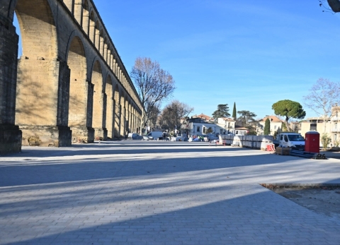 La place Max Rouquette.