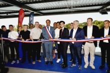 Inauguration du bassin extérieur du Centre Nautique Neptune