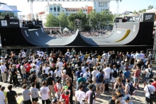 Le FISE : plus grand évènement de sports urbains au monde. Ici, l'édition 2024 - © Étienne Perra