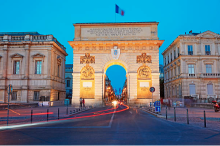 Photo de l'arc de triomphe du Peyrou