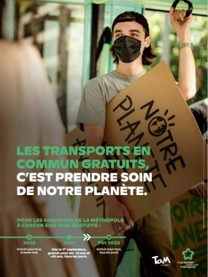 Présentation de la 2eme phase de la gratuité des transports en commun à Montpellier