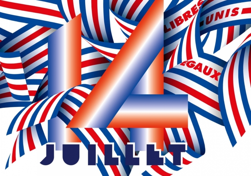 Affiche officielle du 14 juillet de Montpellier