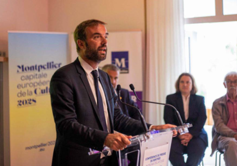 Michaël Delafosse lors de la conférence de presse de rentrée