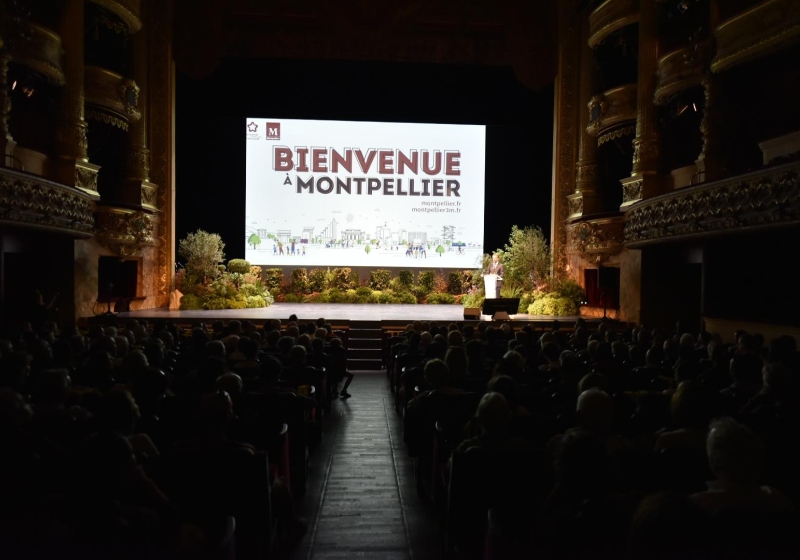 Acceuil des nouveaux Montpelliérains à l'opéra comédie