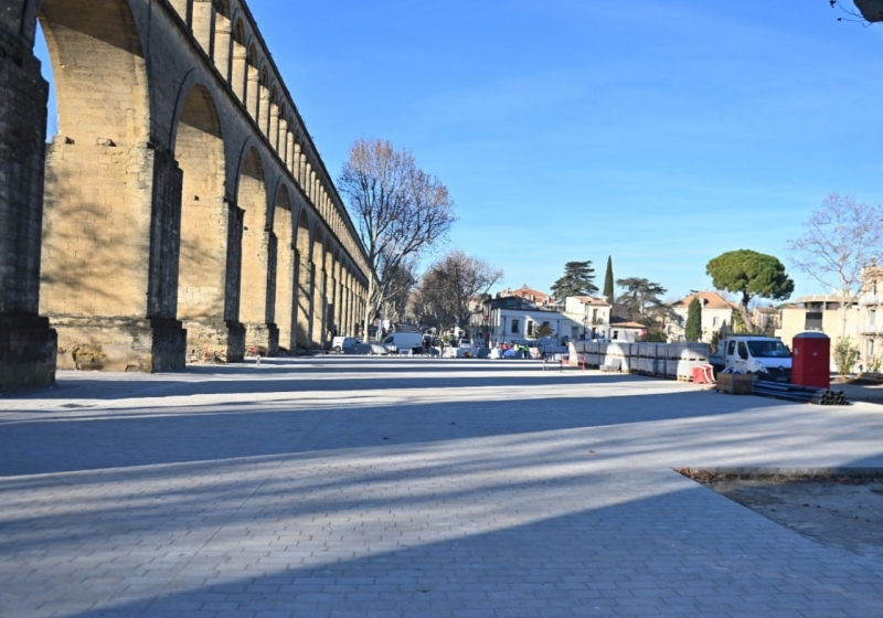 La place Max Rouquette. 