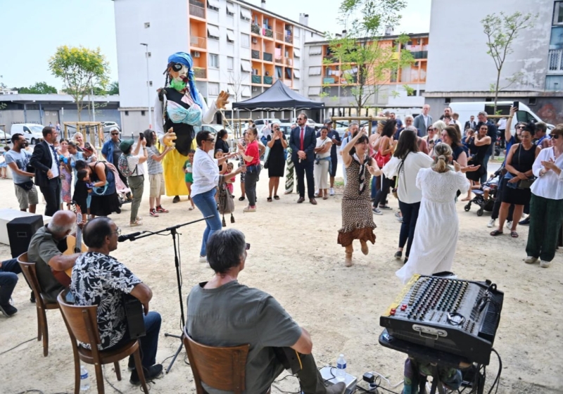 Inauguration Local Culturel de la Cité Gély