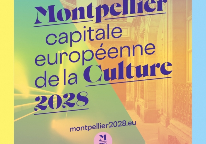 Logo de Montpellier capitale européenne de la Culture 2028